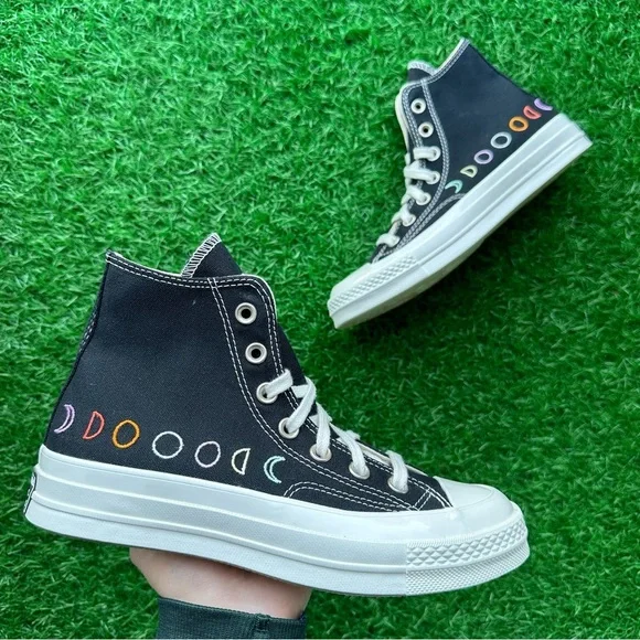 🎁Converse Chuck 70 Hi Black / Vintage White - Picture 9 of 10